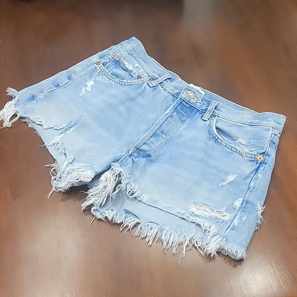 Agolde Parker distressed shorts